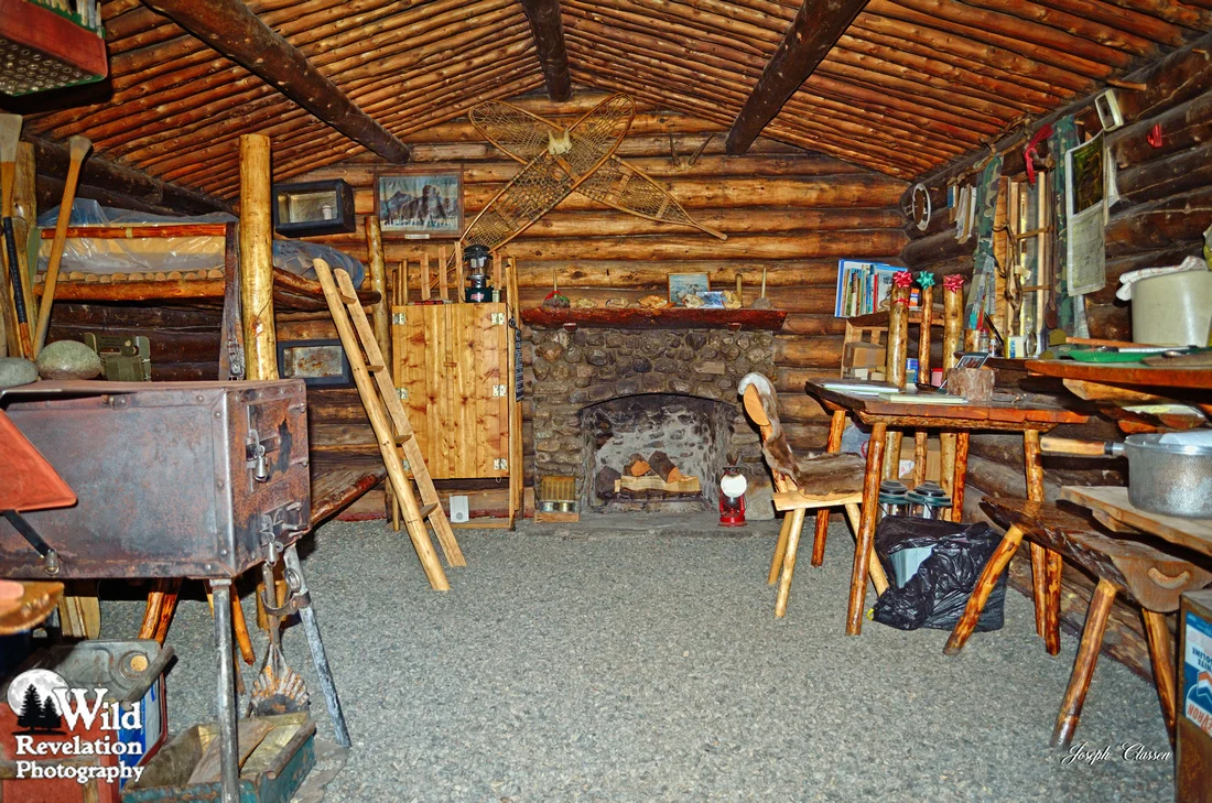 Inside the cabin. Photo (Photo courtesy Wild Revelation Photography)