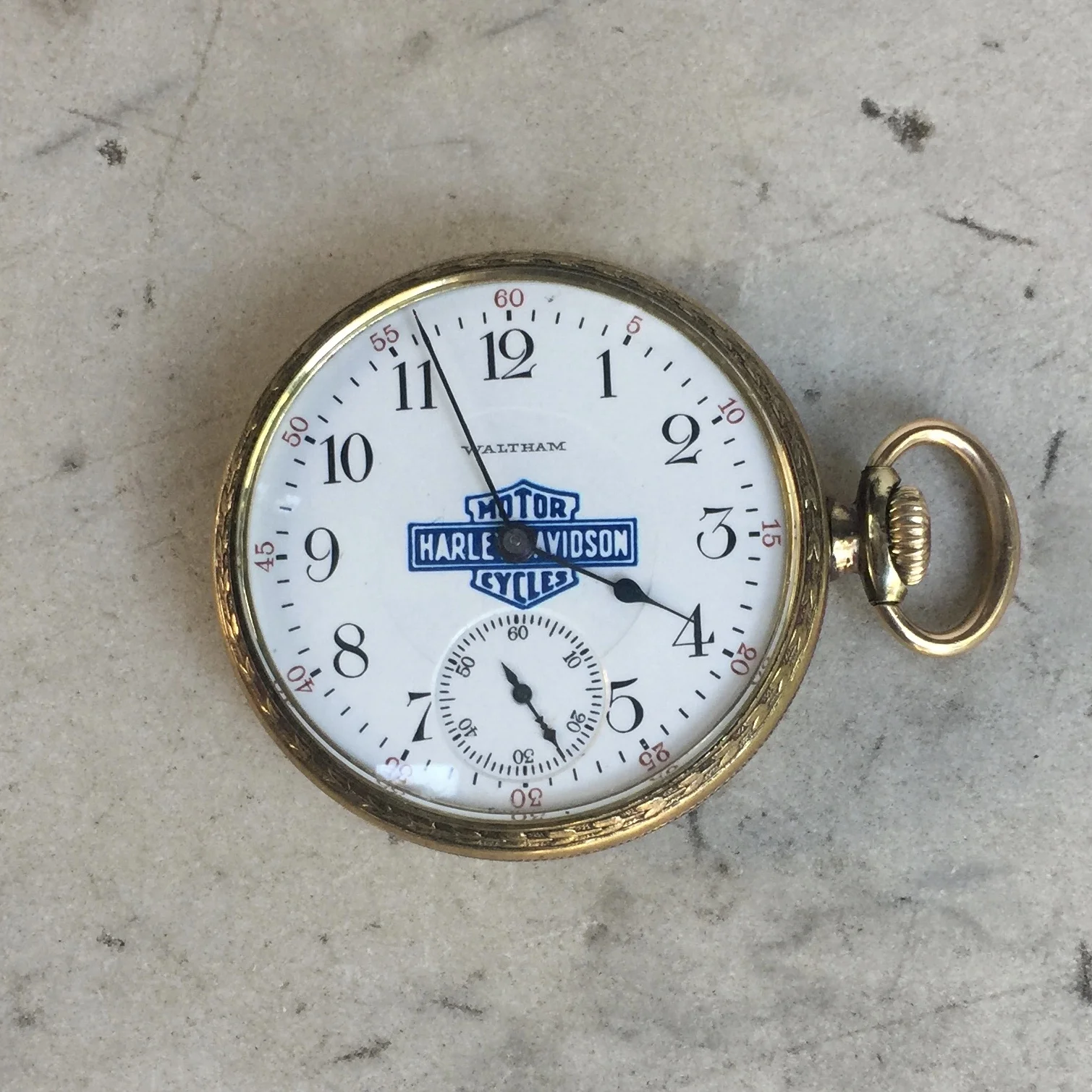 Early 1900's Harley Davidson Pocket Watch — WornOverTime