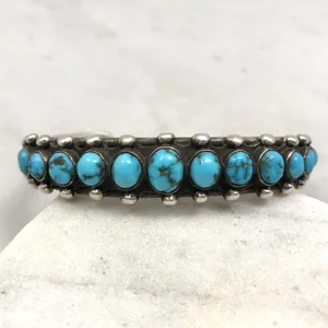 アクセサリー Navajo Vtg Fred Harvey Era Vintage Fred Harvey Era Thunderbird & Feathers Turquoise