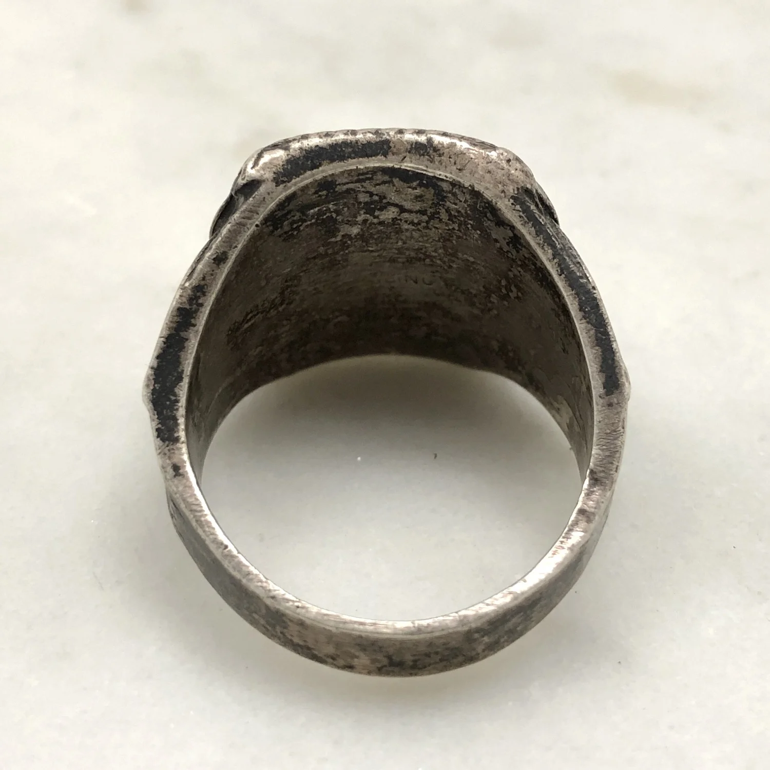 Vintage Fred Harvey Era Horse Horseshoes Cowboy Bucking Bronco