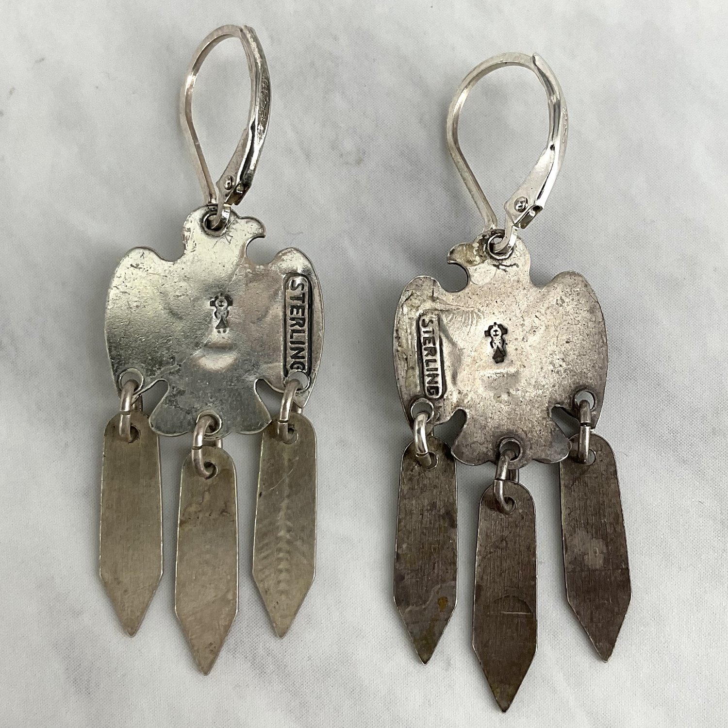 Vintage Fred Harvey Era Thunderbird & Feathers Turquoise Vintage Fred Harvey Era Thunderbird & Feathers Turquoise