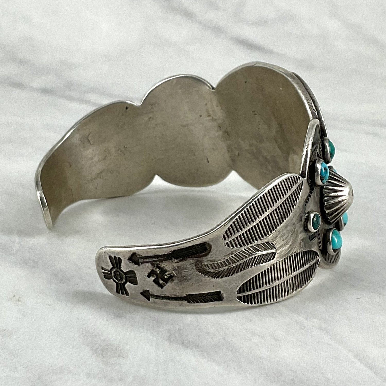 Fred Harvey Turquoise Bracelet — Cisco's Gallery