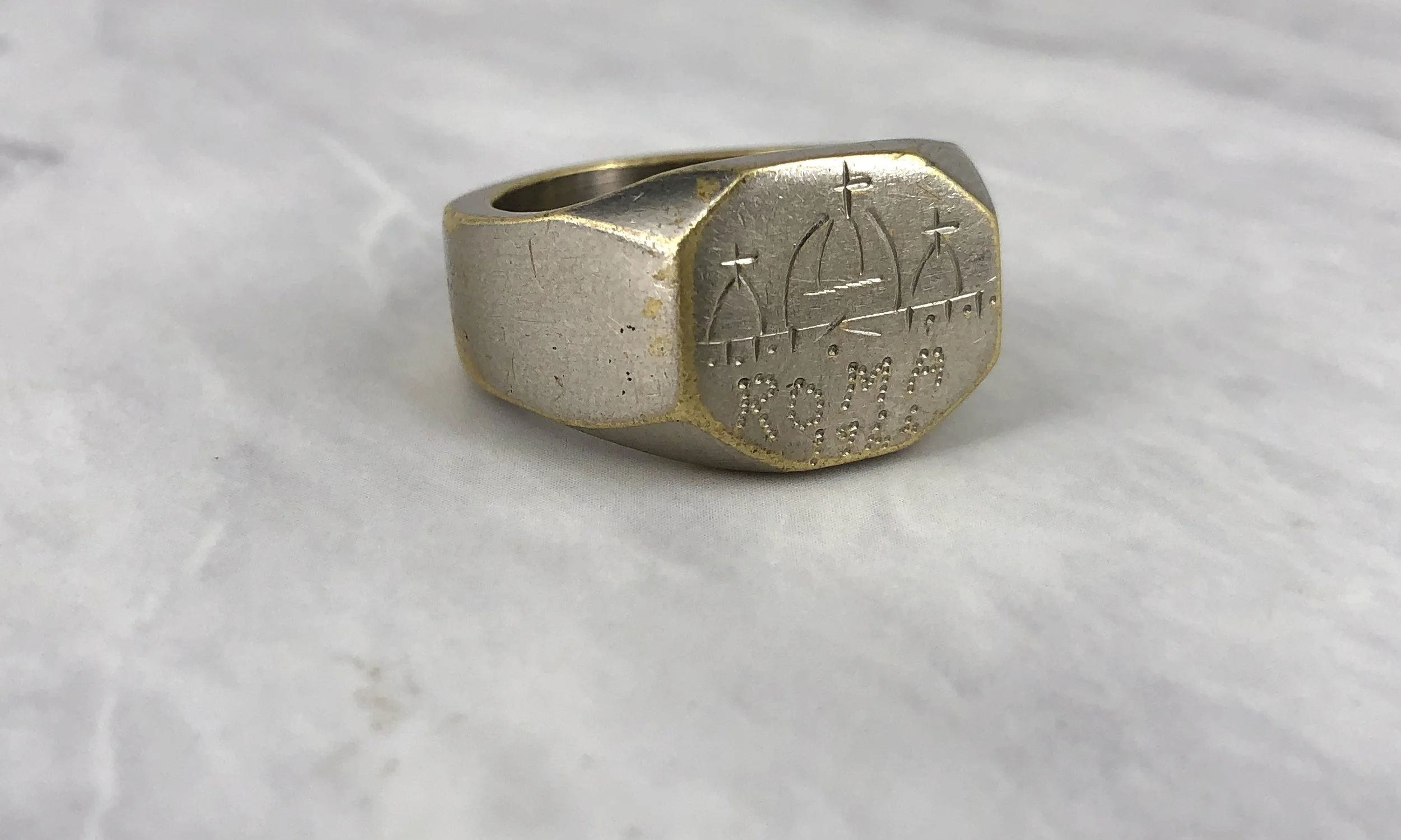 ROMA 1944 WW2 Souvenir Ring