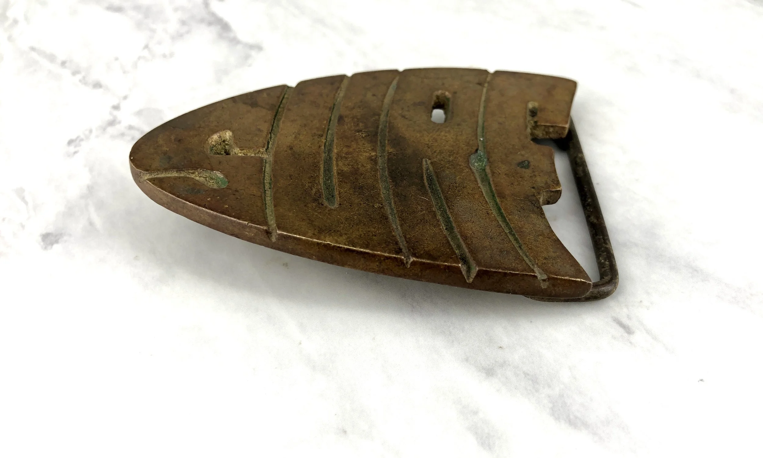 Vintage SURF Belt Buckle