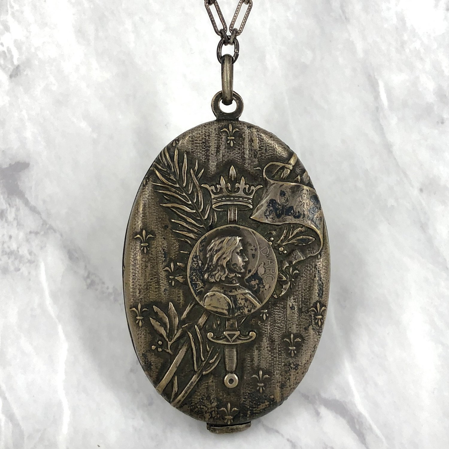 ANCIENNE MÉDAILLE JEANNE d'Arc Medal Joan of arc EUR 10,00 - FR