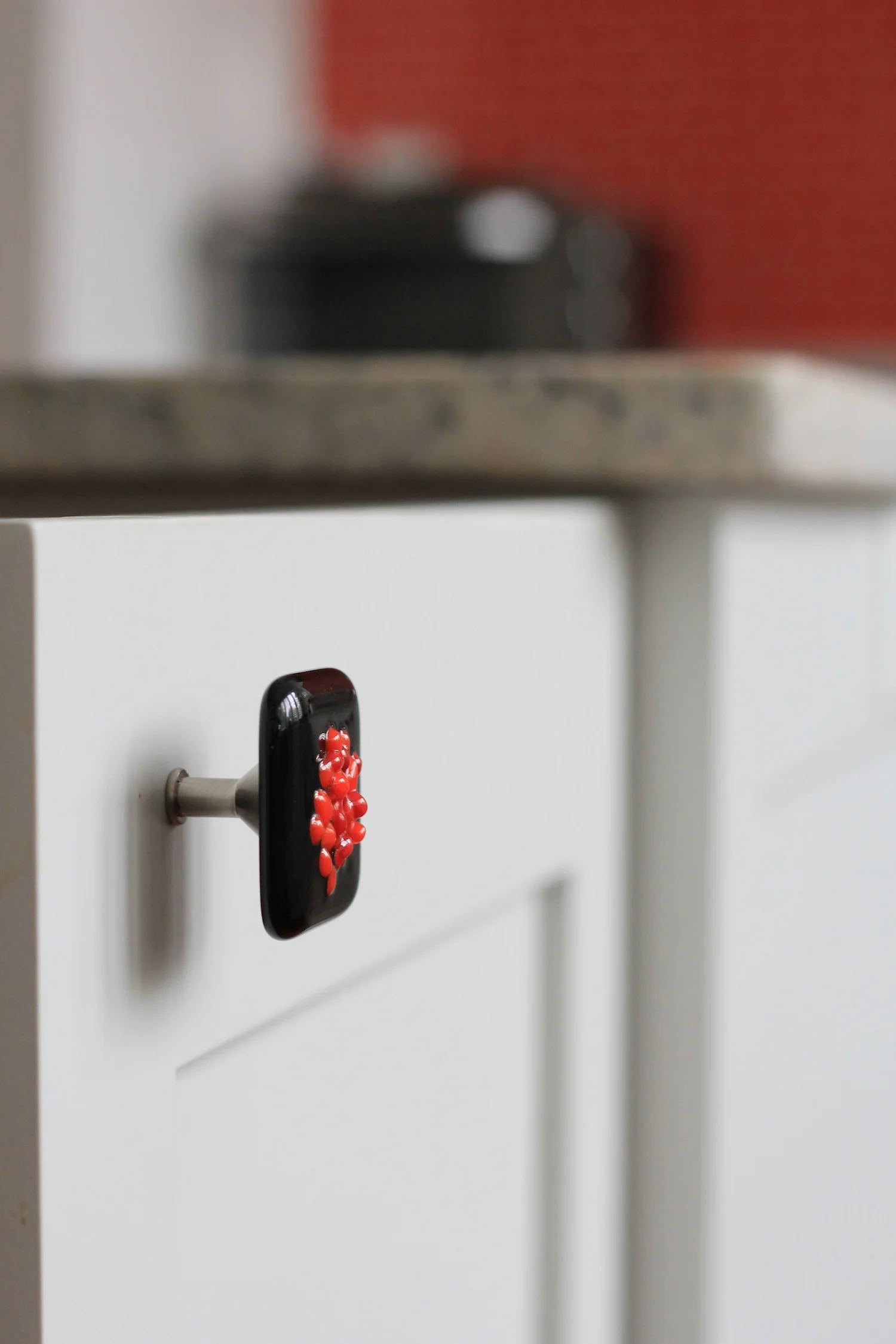 Custom designed knobs for customer's kitchen