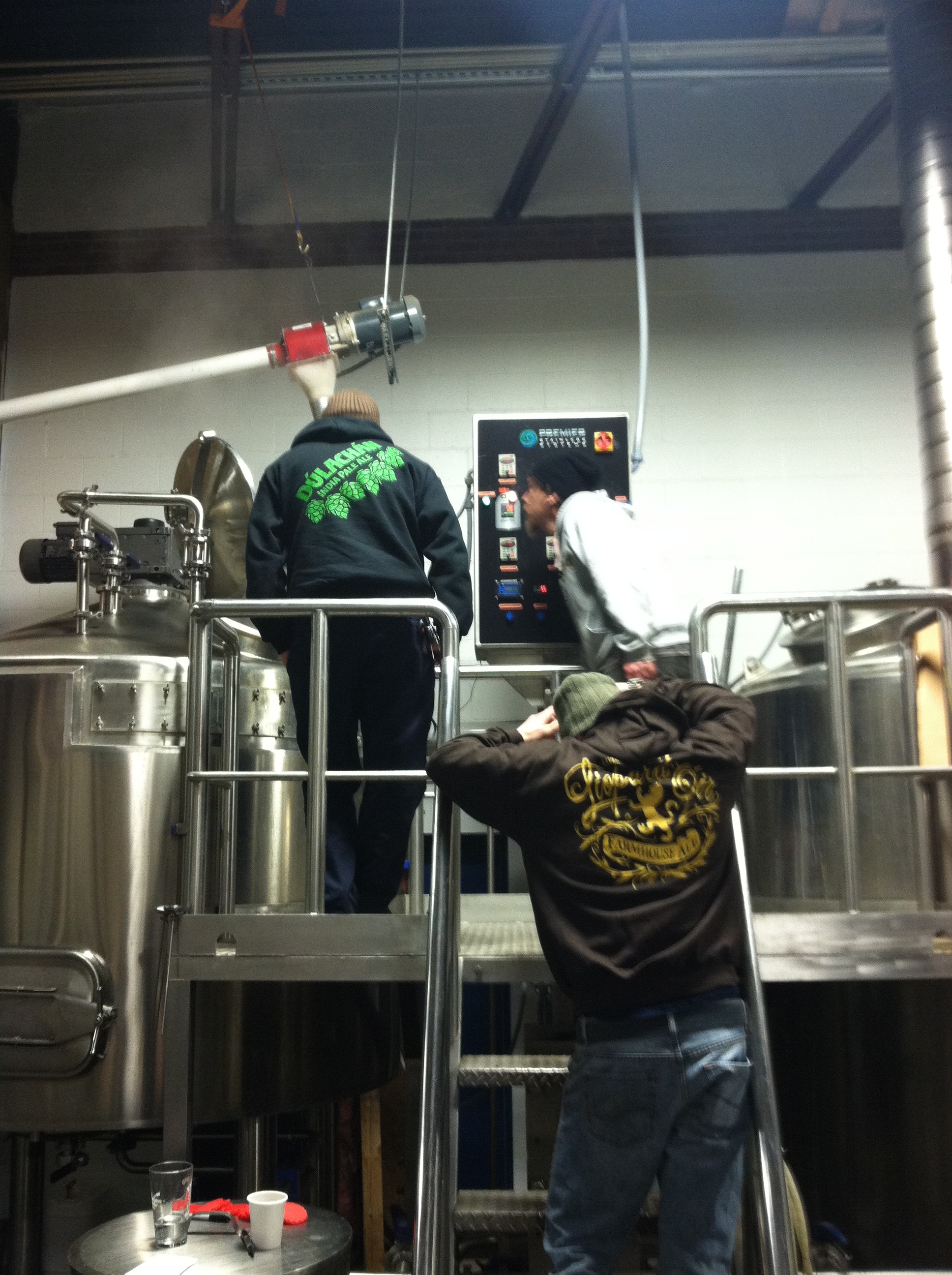 Mashing in at East End...