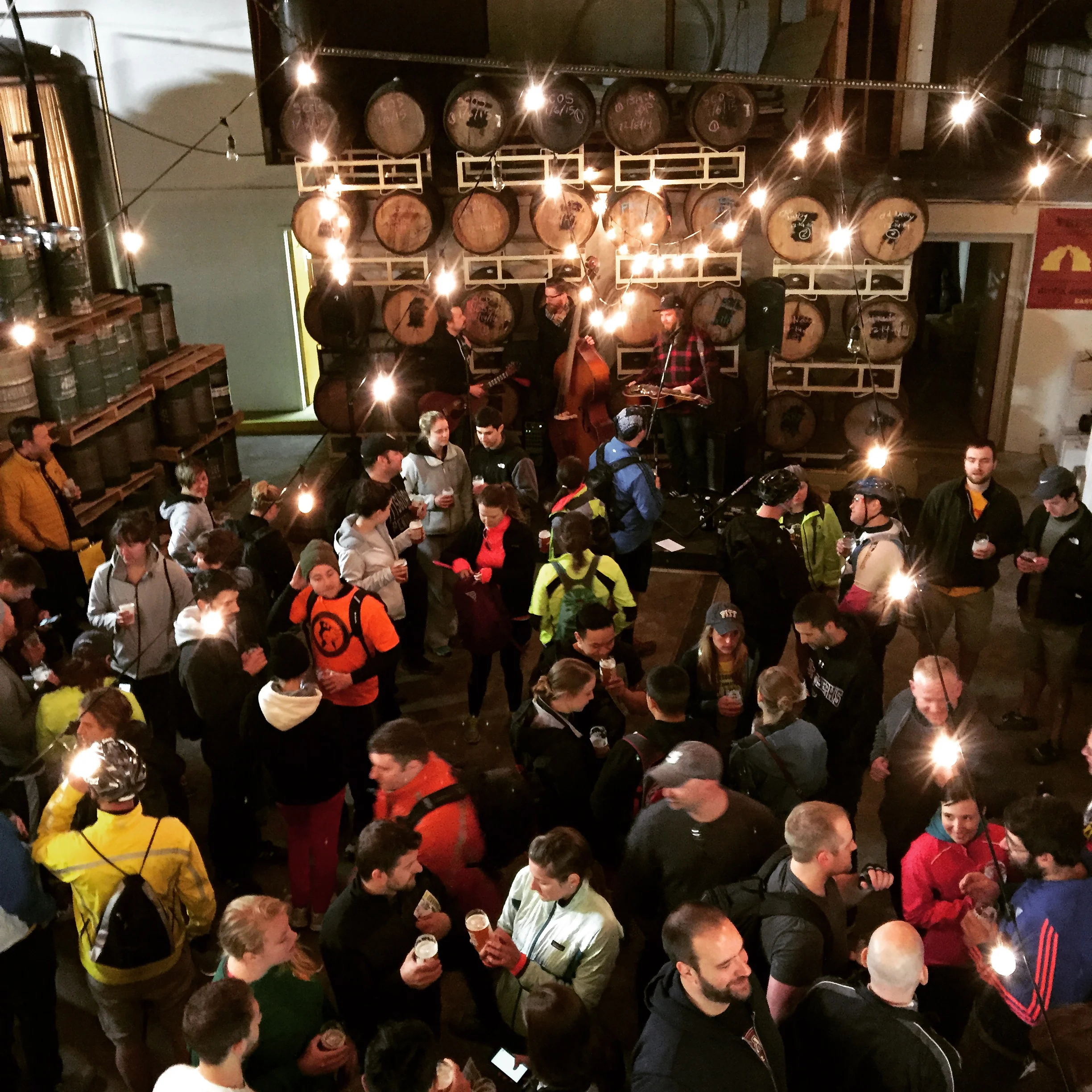 The Beagle Brothers, ready to play at the 2015 Pedal Pale Ale KEG RIDE's secret destination... aka EEBC.