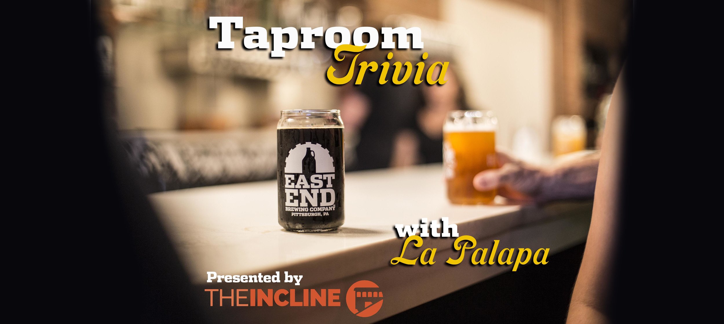 That's right, the Taproom in the Strip has its own trivia night! Our Original Quizmaster Mark is back and we'll have food from our pals at La Palapa Mexican Kitchen. Join us from 6-8pm and form your team for a chance to win prizes and have a great time! Free to participate! Presented by The Incline.