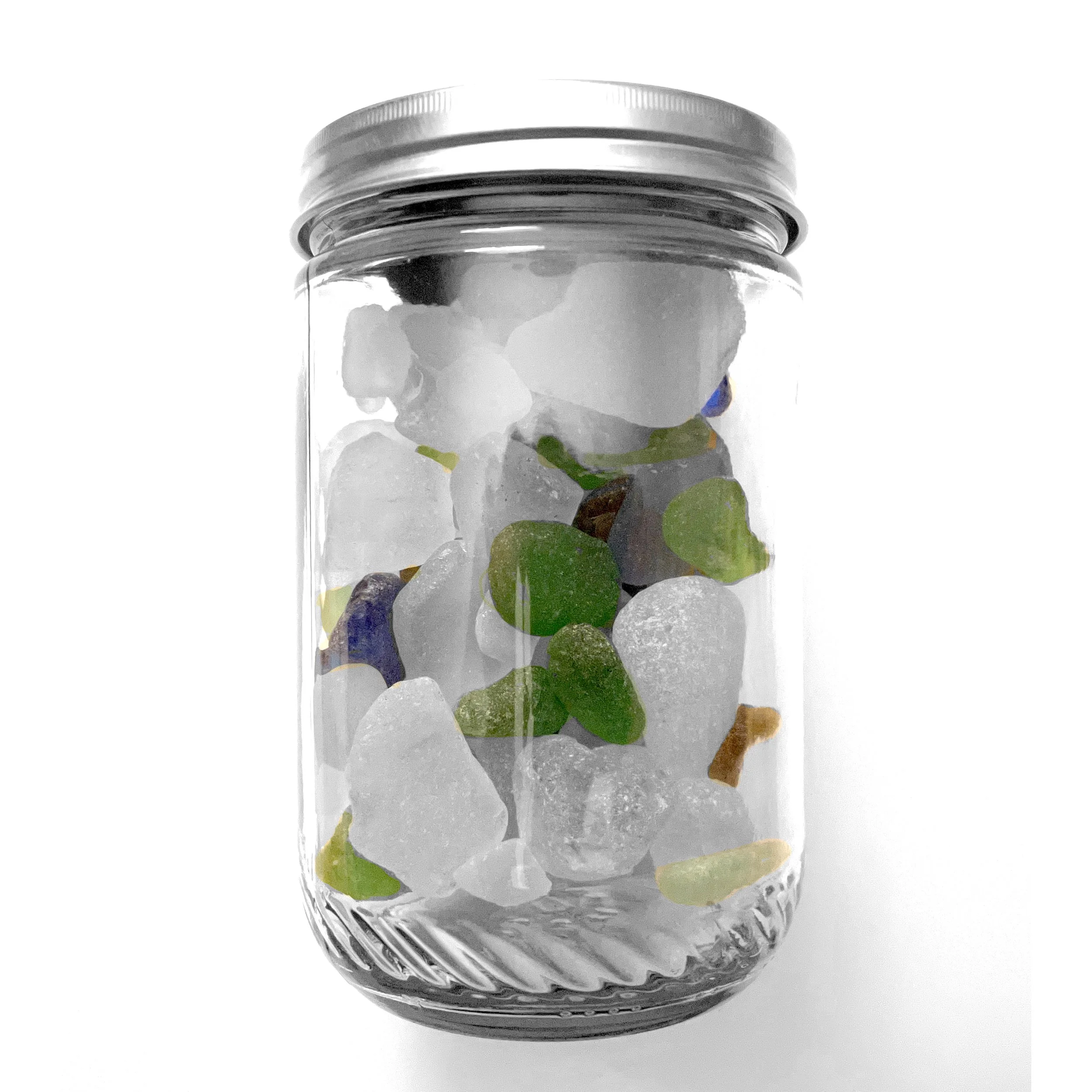 Sea Glass Jar
