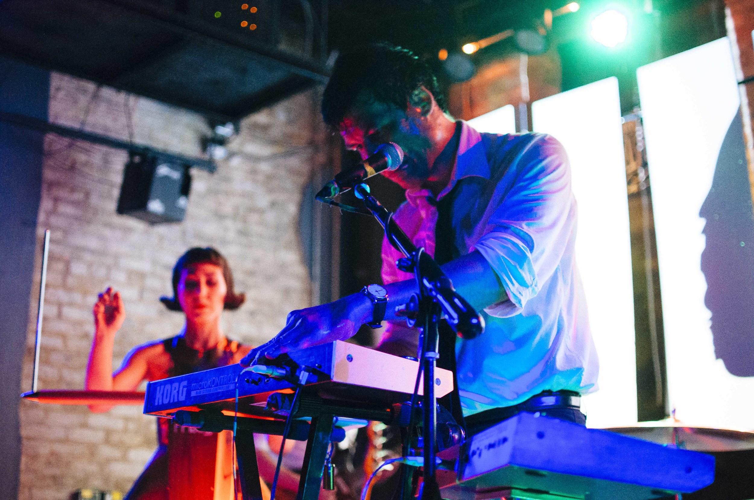 Yvonne Lambert and Toto Miranda from The Octopus Project