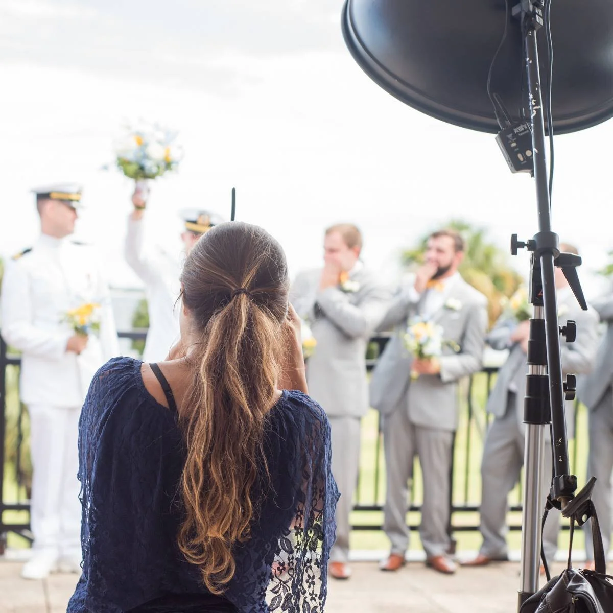 Behind the scenes at a wedding! Taken by my friend Ann Mangum Photography