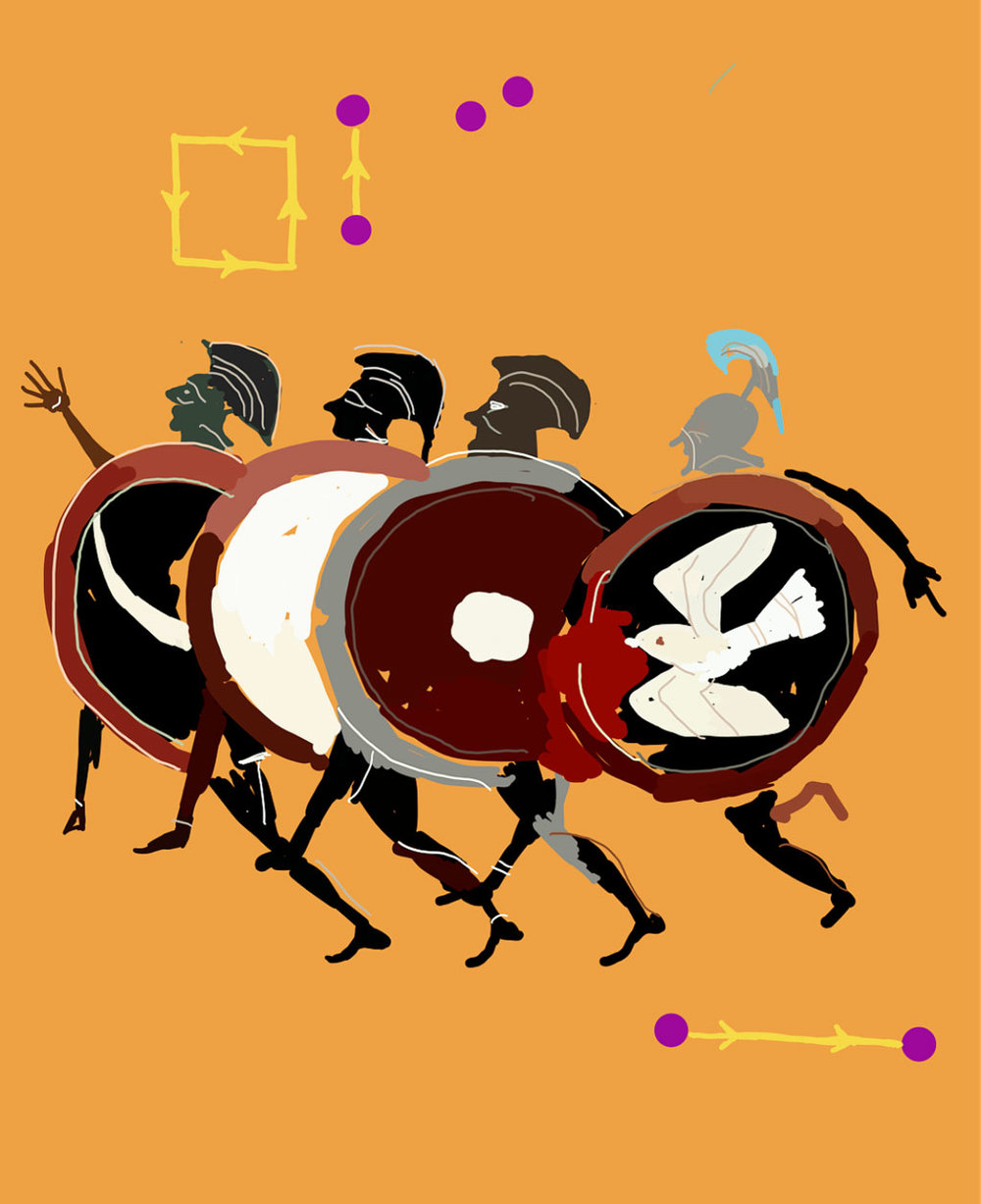 “Study for The Peloponnesian War”, iPhone X, digital image.
