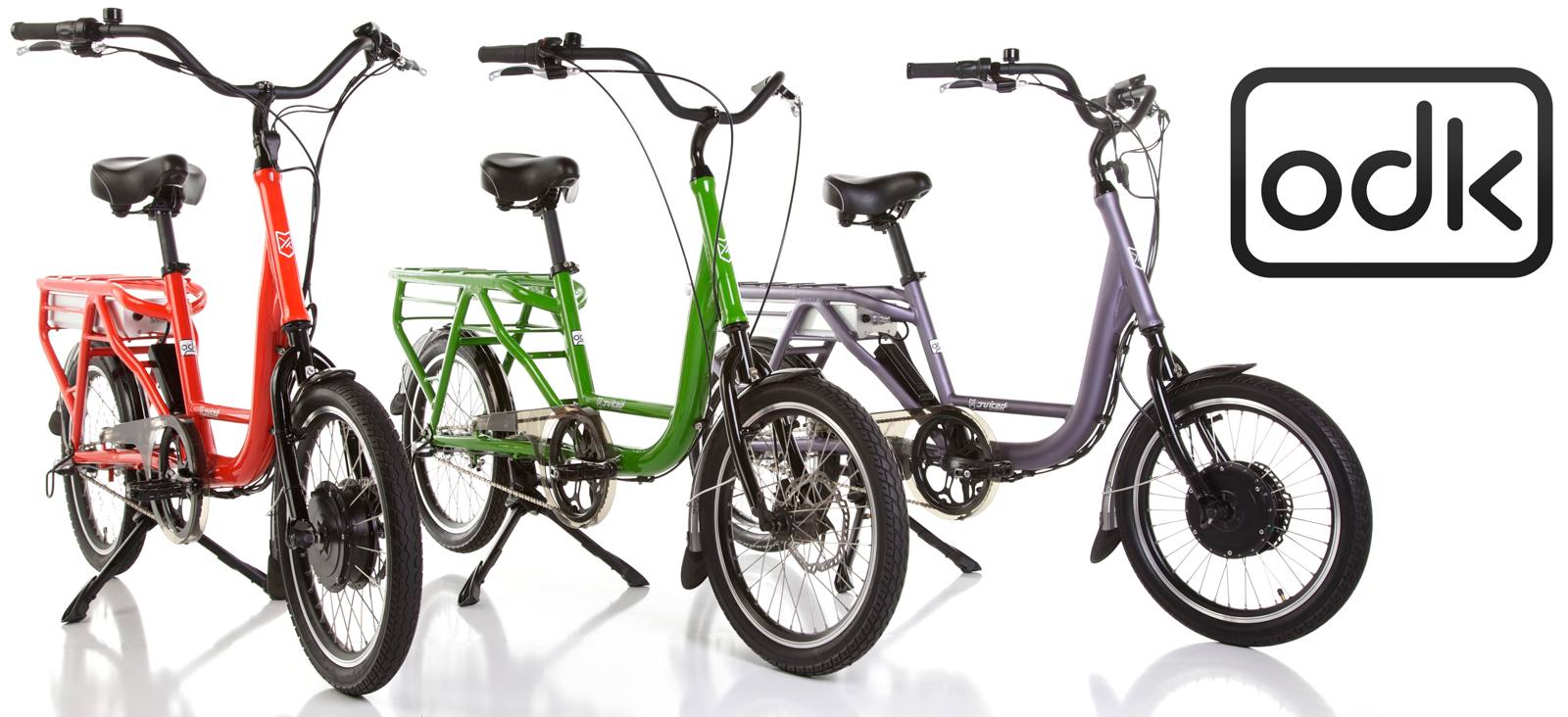 The ODK3 Cargo with it's massive battery range of up to 100 miles distance.