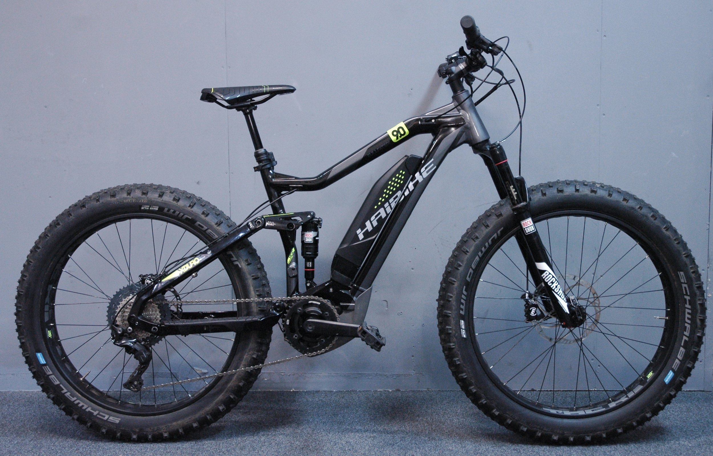 Haibike FatSix Electric Mountain Bike- Medium Size Frame 25-50 mile battery range for all day rides on the beach