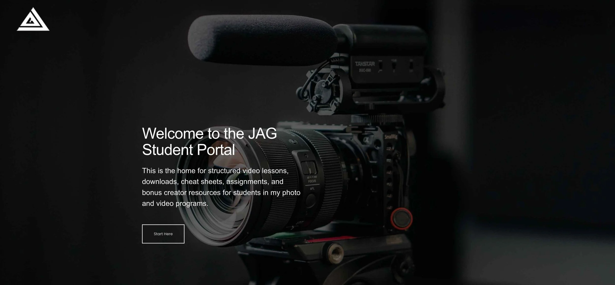 Behind the scenes of a JAG Videos and Photography content creation course in Winnipeg with students learning professional video lighting and camera techniques.