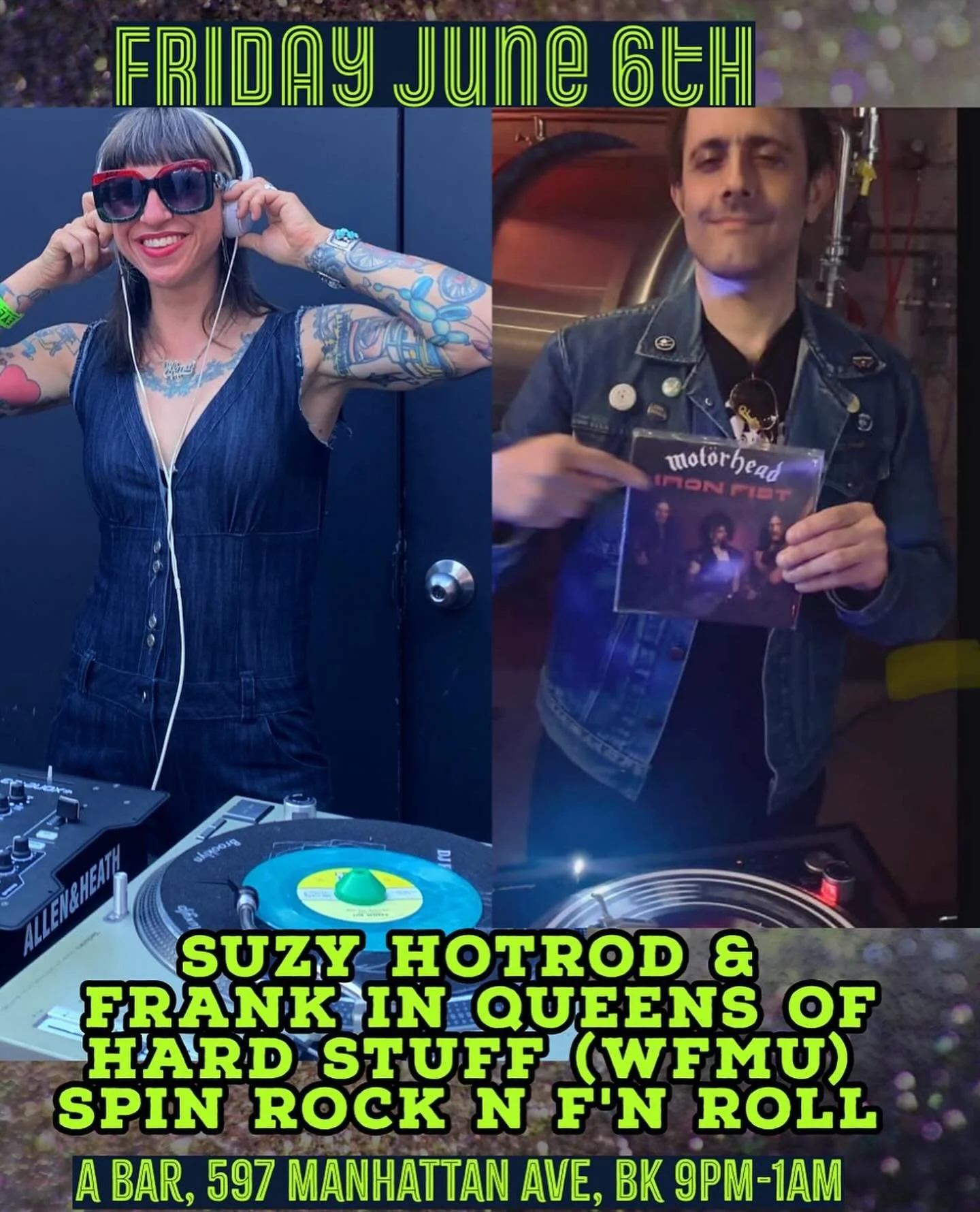 Tonight @suzyhotrod55 and @frank_in_queens will be bringing the Friday night jams! Yards open late!