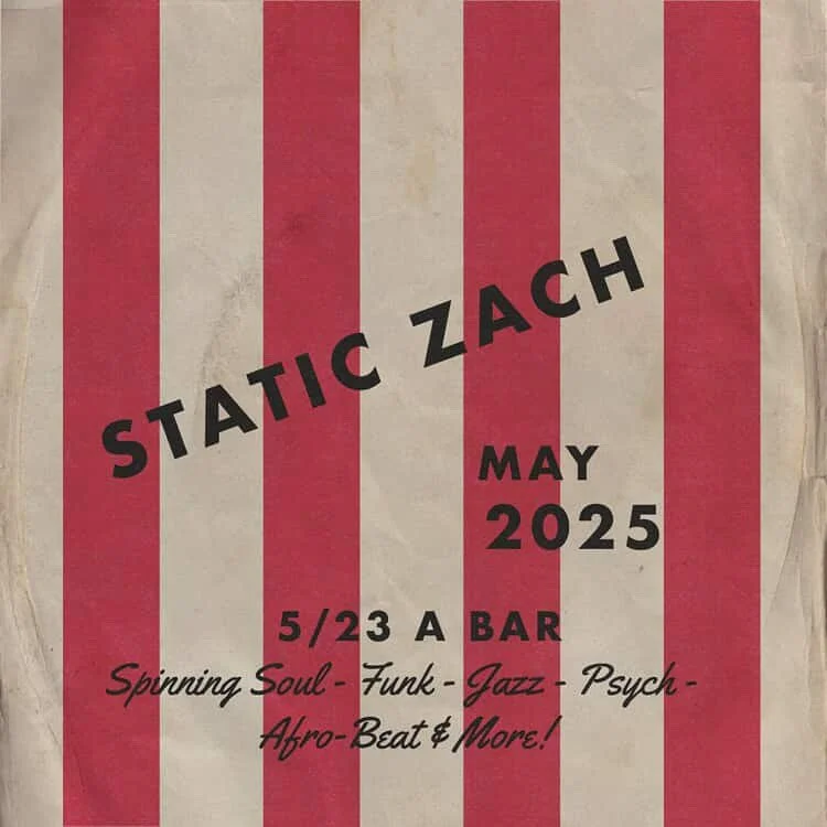 Tonight welcome @staticzachstaticzach on the ones and twos! The rain has finally stopped and the yards open late! Come party with us!