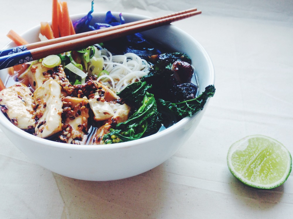 Chilli tofu goodness bowls