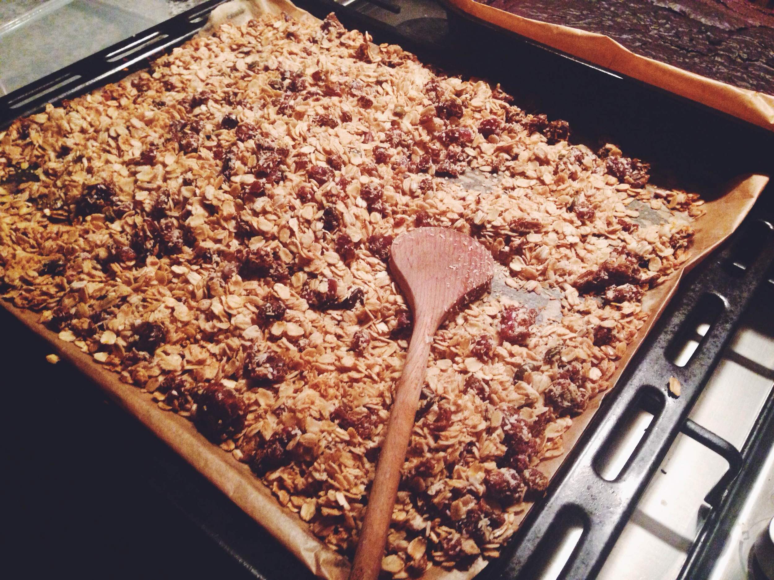 The late night granola factory, open for bizz