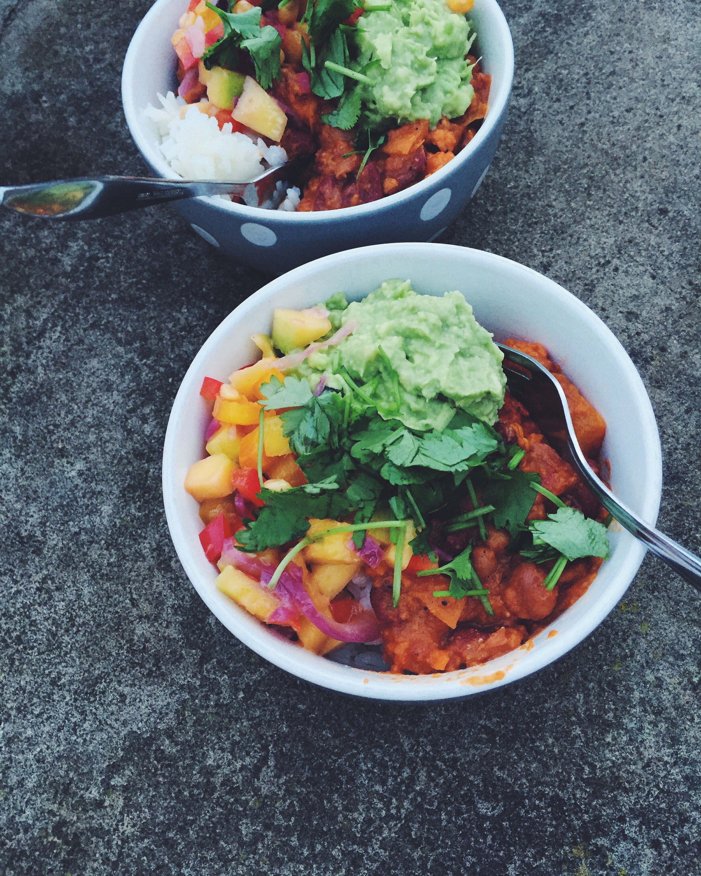 More of that sweet potato chilli goodness