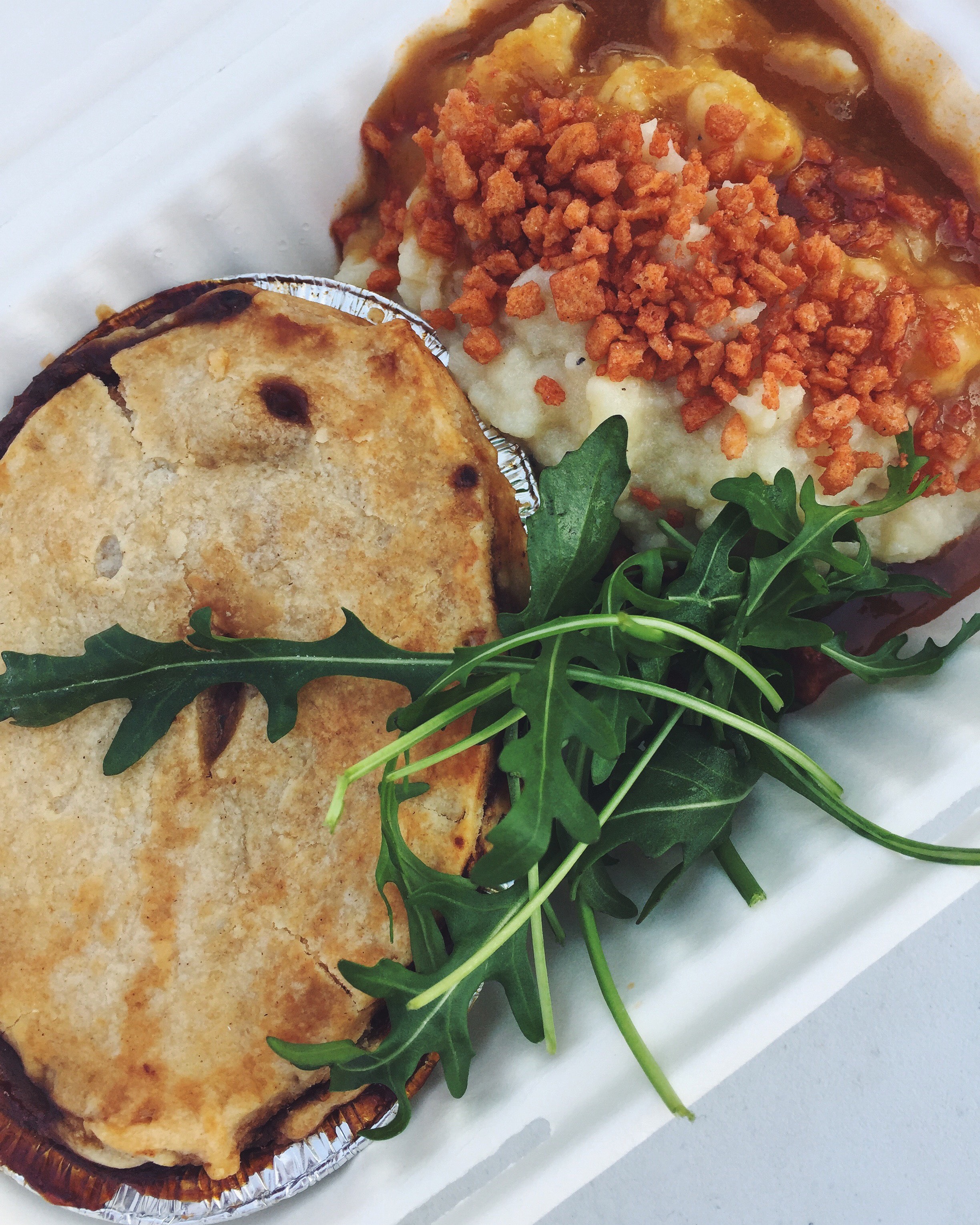 Oh and Young Vegans' incredible pie and mash... which is also available at Tottenham Green on Sundays when the Farmers Market is on! 