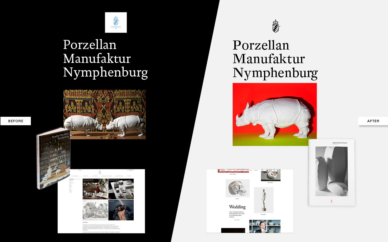 Sutor Mantellassi's brand image before the relaunch in 2012 and after relaunch in 2013
