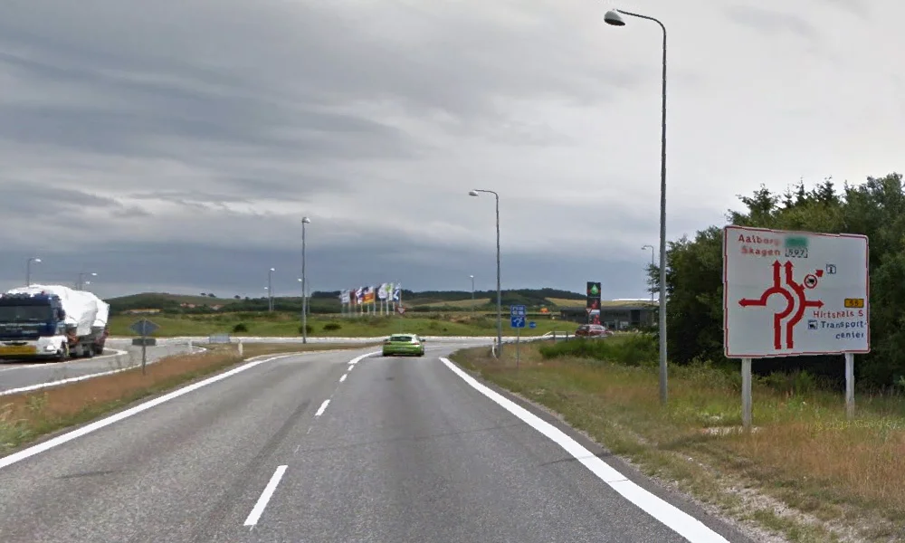 Hele Danmark venter – og godt og vel halve Tyskland (Bilde: Google StreetView)