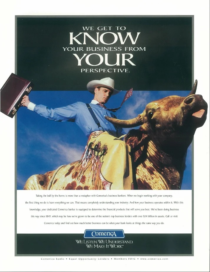 Comerica Bank's commercial business grows by really getting to know their customers. As you can see here.
