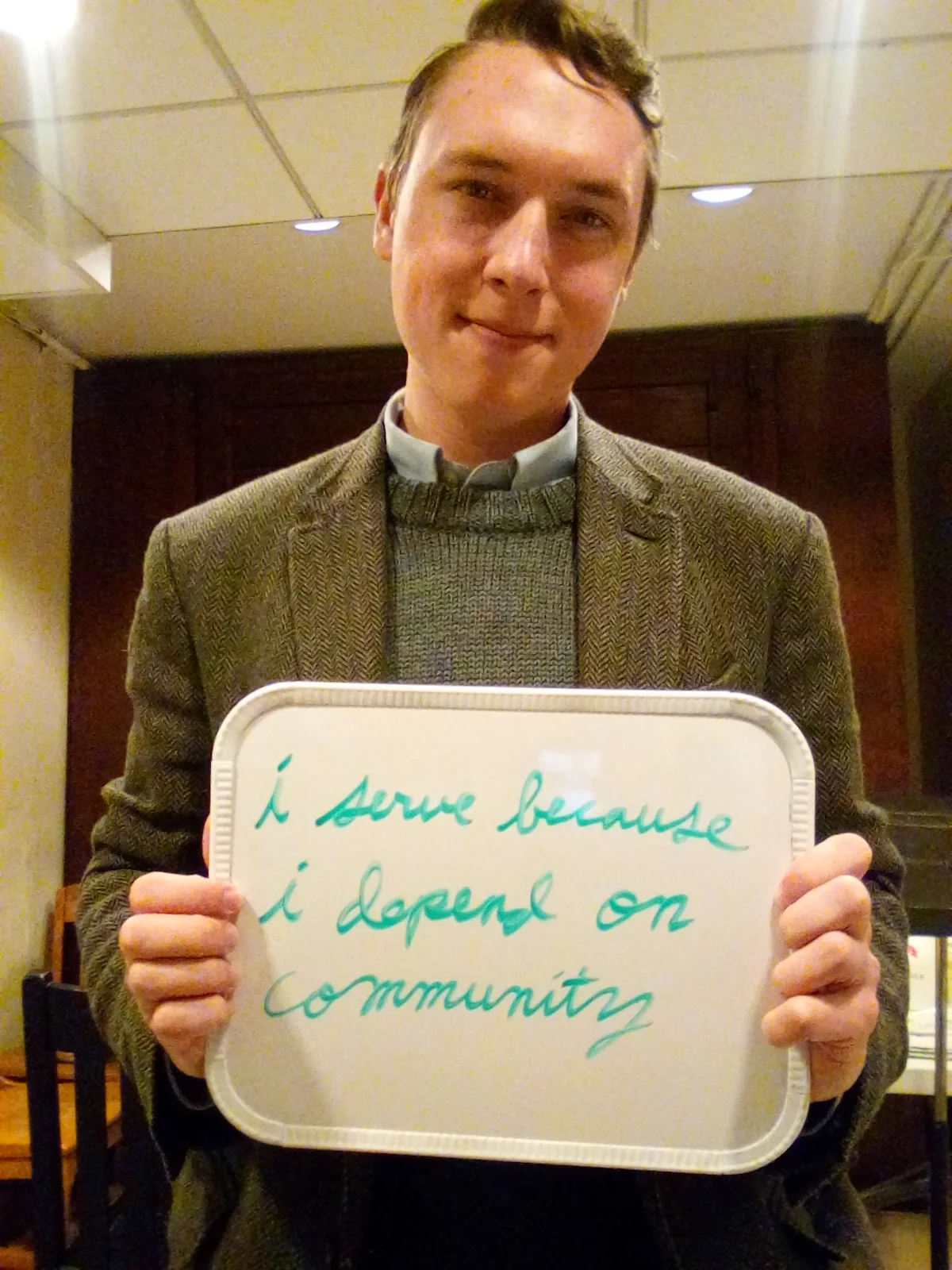 "I serve because I depend on community" - Paddy Cavanaugh, Micah Fellow at The Crossing & Cambridge Intentional Community
