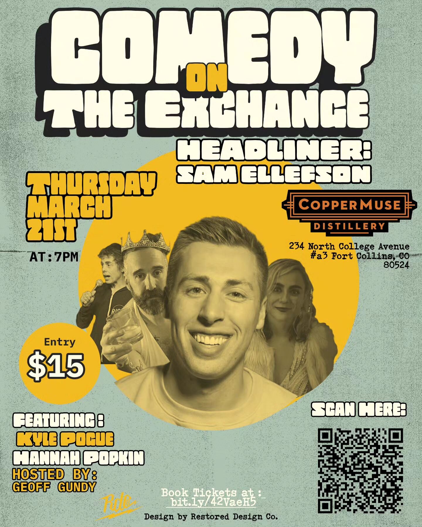 Come in tomorrow for some laughs and libations!

 ✨️Tickets are now 2-for-1!✨️

https://www.eventbrite.com/e/comedy-on-the-exchange-tickets-851085027227?aff=oddtdtcreator