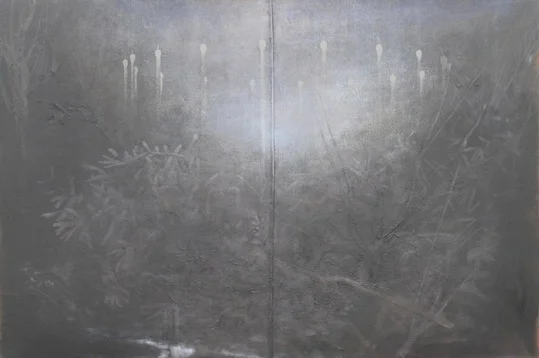 Night Tower Forest oil on linen 100 x 150cm 2012