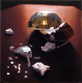  Smashed oil on linen 30 x 30cm 2008