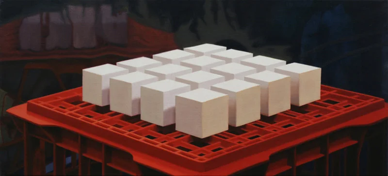  Quantize To oil on linen 30 x 65cm 2008