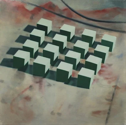 Host oil on linen 40 x 40cm 2008