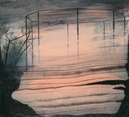 Tower Lake Nocturne acrylic on paper 60 x 65cm 2013