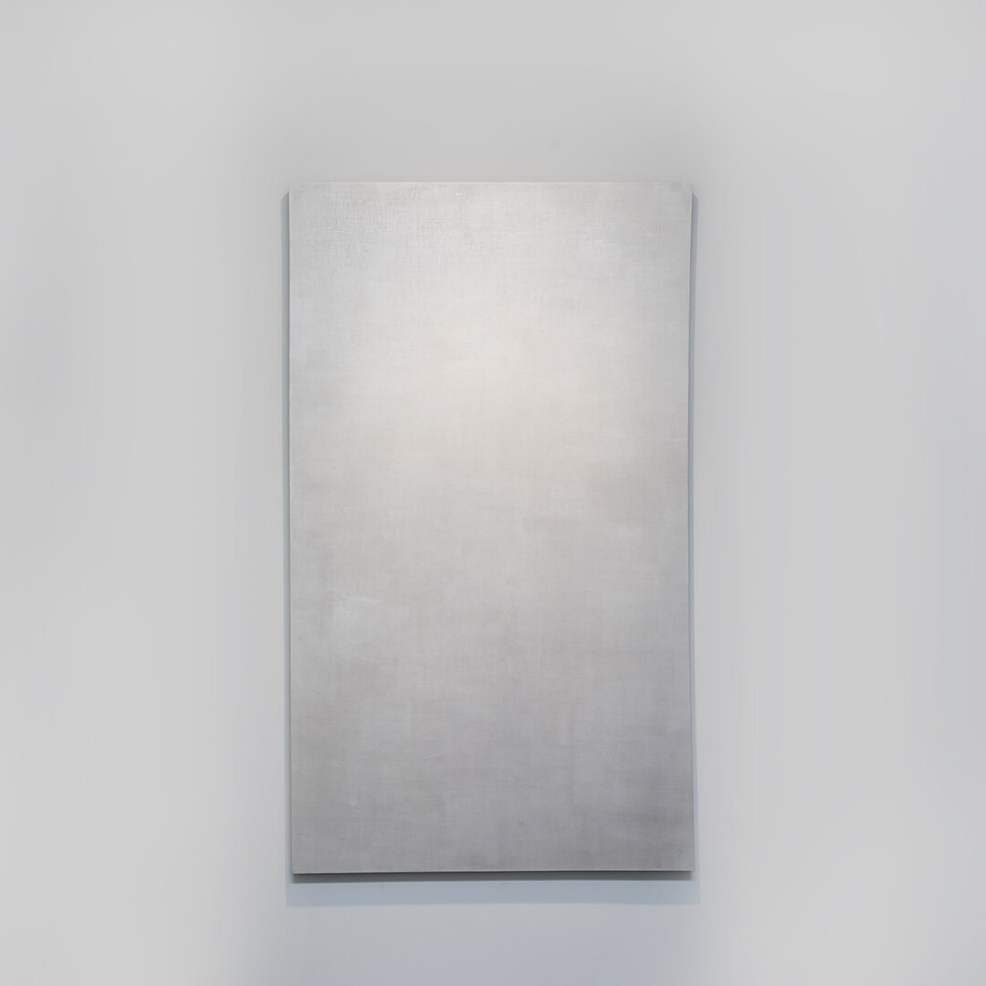 Whiteout/Freeze, 2020, Oil on Linen, 74 x 42 inches