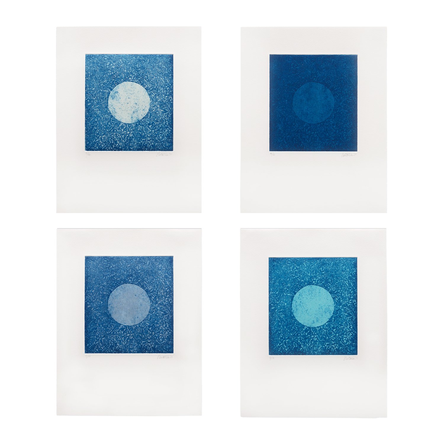  Moon Rising Series, 2018, Edition of 4, Soft Ground Etching with chine colle on BFK paper,  Image Size 7 x 6 inches, Paper Size 13 x 10 inches 