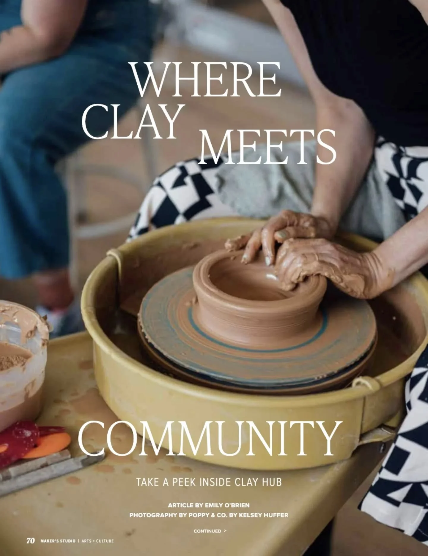 We&rsquo;re beyond thrilled to be featured in the July issue of @boulderlifestyle! @clayhubstudio was built on connection, creativity, community, and a whole lot of clay&mdash;and it&rsquo;s such a joy to see our story shared so beautifully in print.