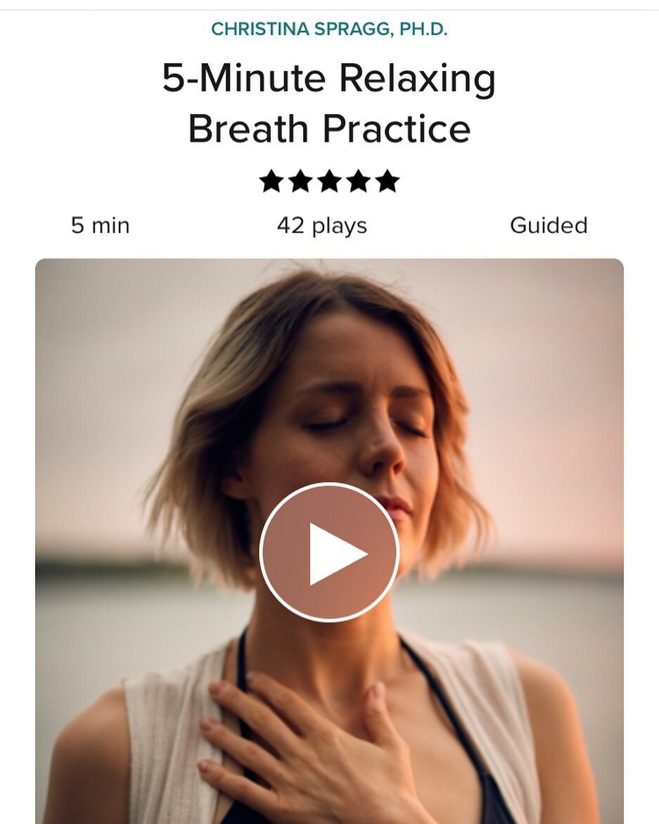 Are you feeling the intensity of life right now? You are in good company. I recorded a brief, five minute breath practice for you to soothe your nervous system and stimulate your vagus nerve. Use at the start of your day or any time you need an effic