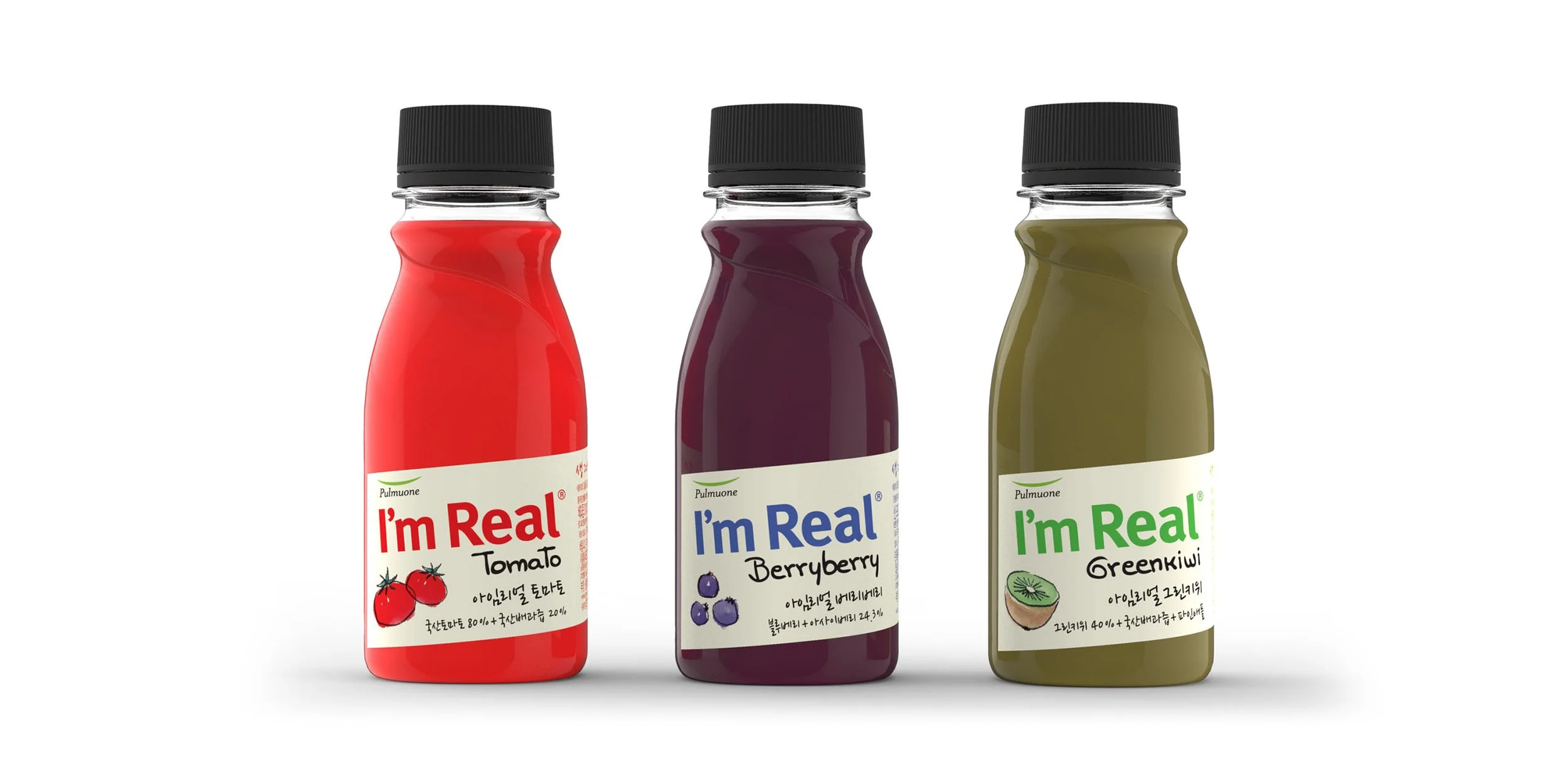 'I'm Real' - Korean's Most Loved Juice Brand Packaging Refresh