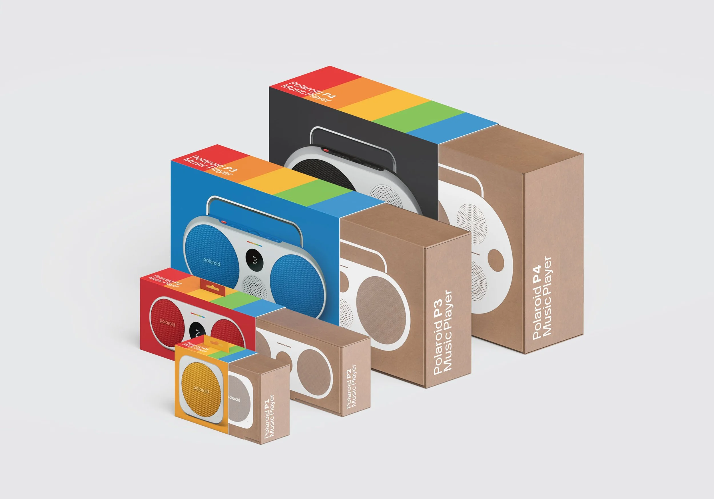 Polaroid Music Players, Packaging Design and Identity