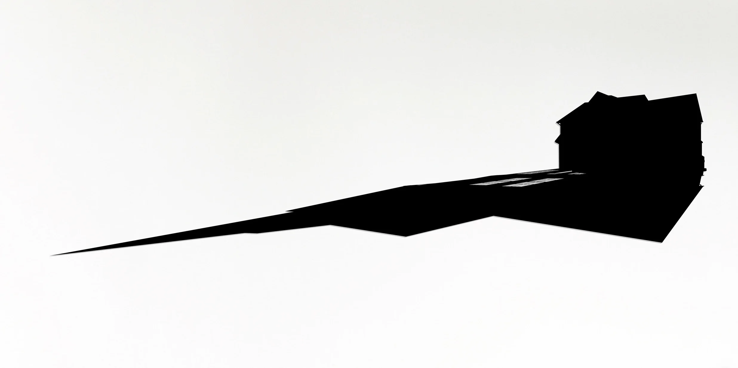 Nobody's Home IV - 70" x 24"