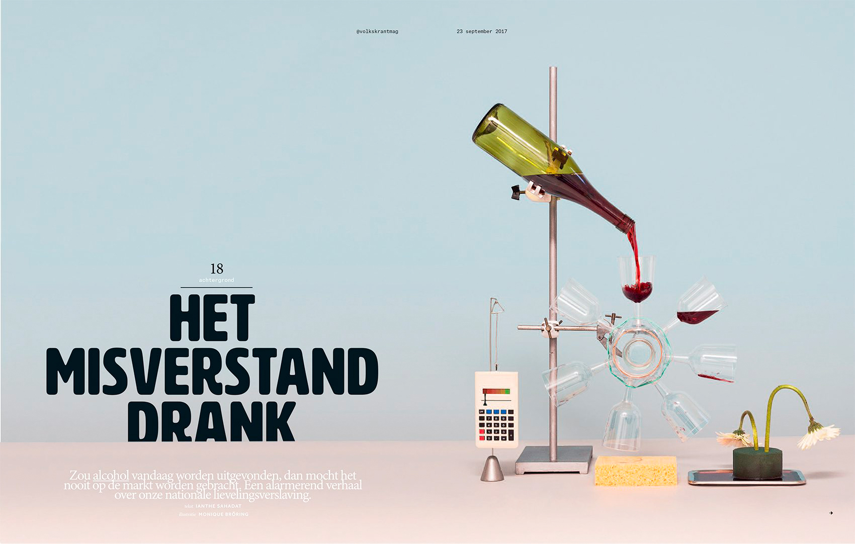 Beautiful redesign of the VK-Magazine by art director - Jaap Biemans .