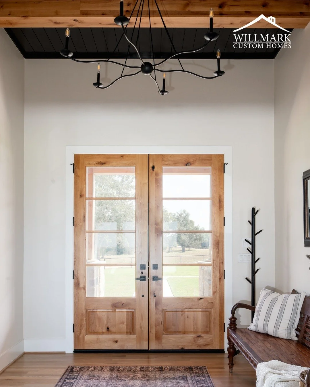 Every welcome begins here. An entryway designed to slow you down and make your home feel special the moment you step inside. 🚪

Thinking about building? We&rsquo;d love to bring your vision to life.

#builtforliving #homeinspiration #customdesign