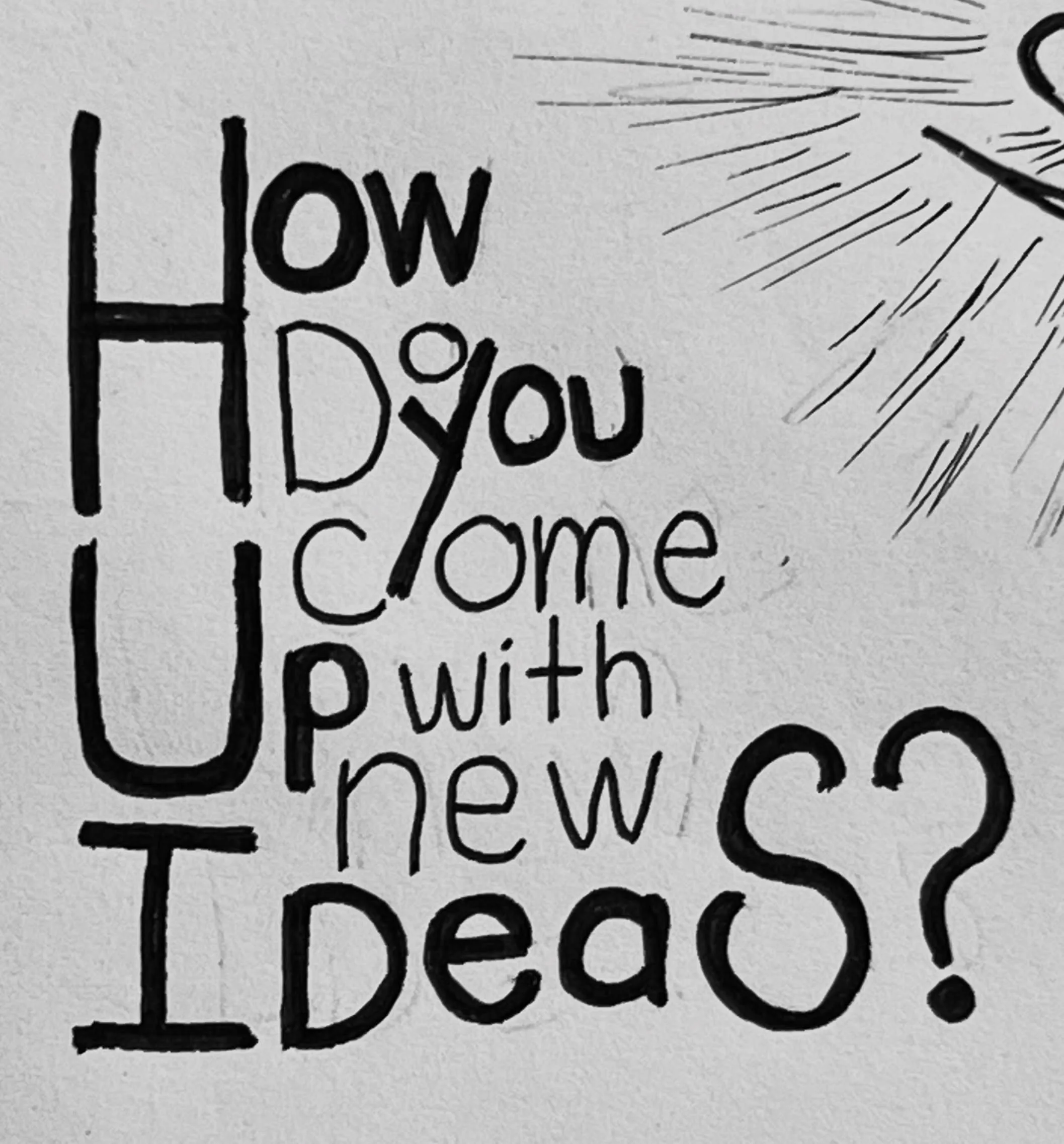 How do you snap out of a creative slump?