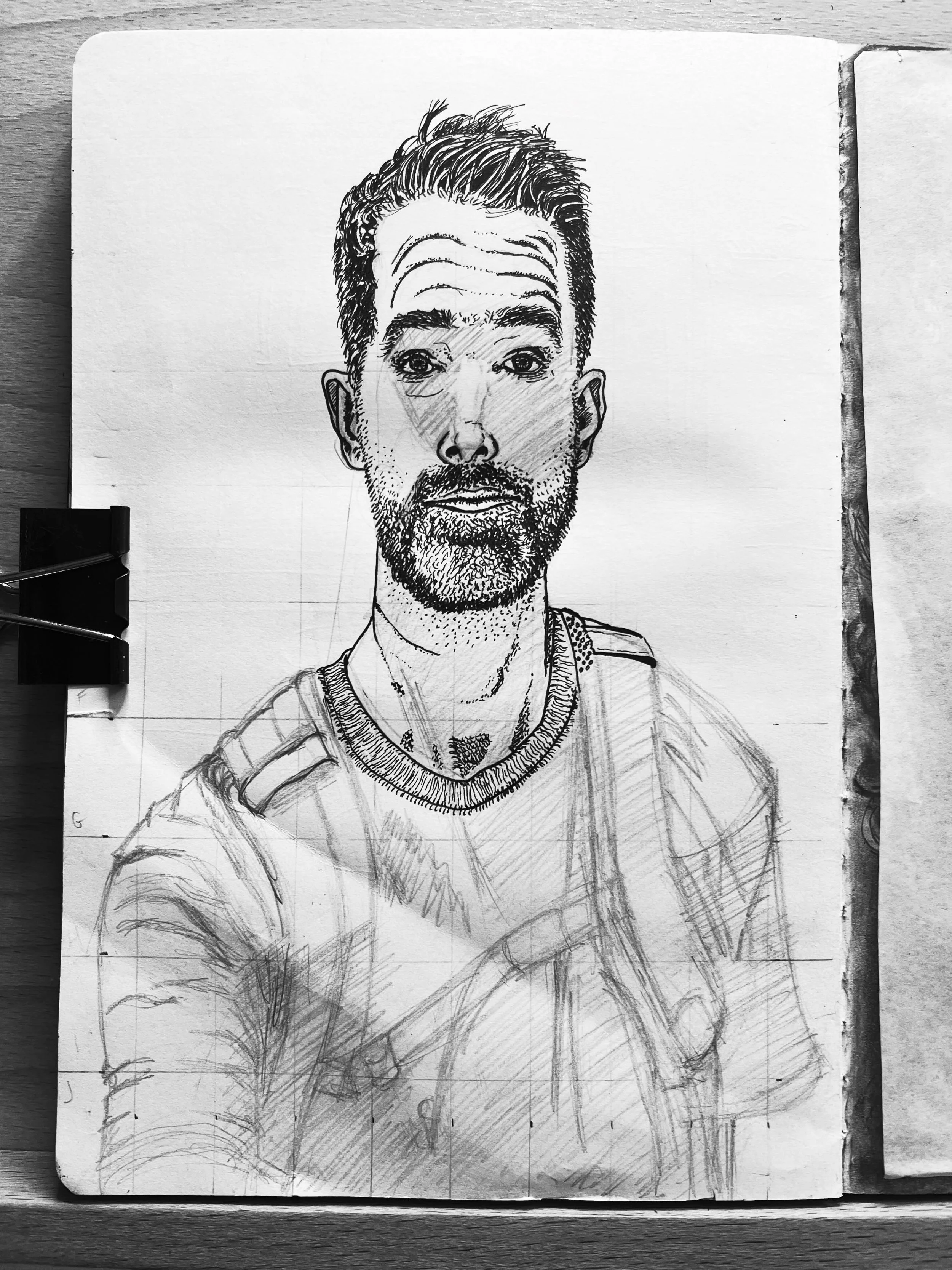 Work in progress. 

#hiking #pen #sketch #gridart #wip