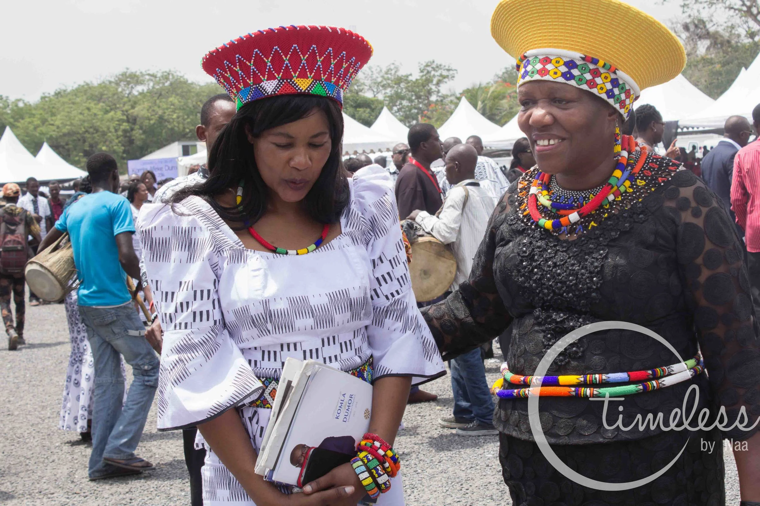 South African High Commissioner- Jeanette Ndhlovu(left) 