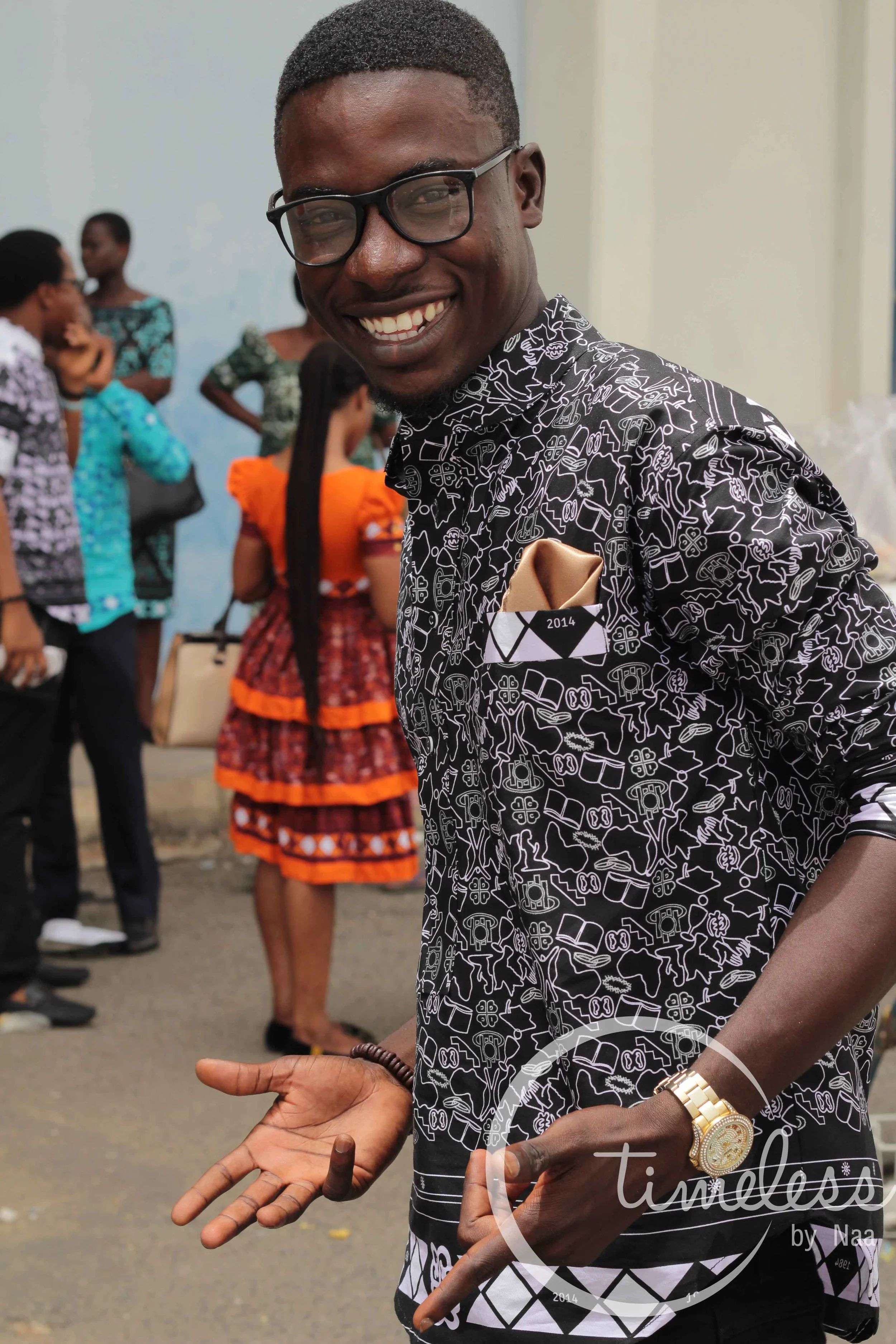 Emmanuel Bekoe feeling all swag