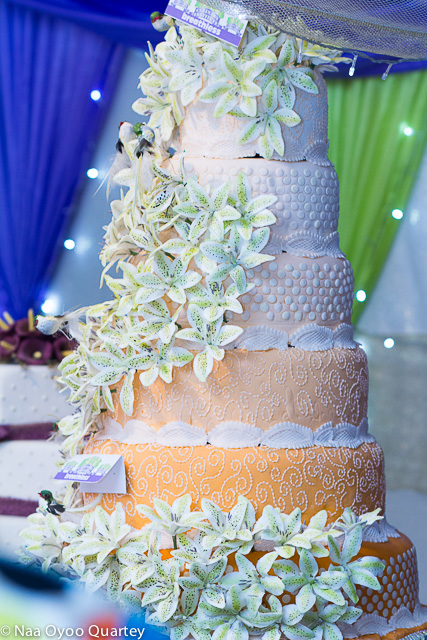 Ombre Wedding Cake